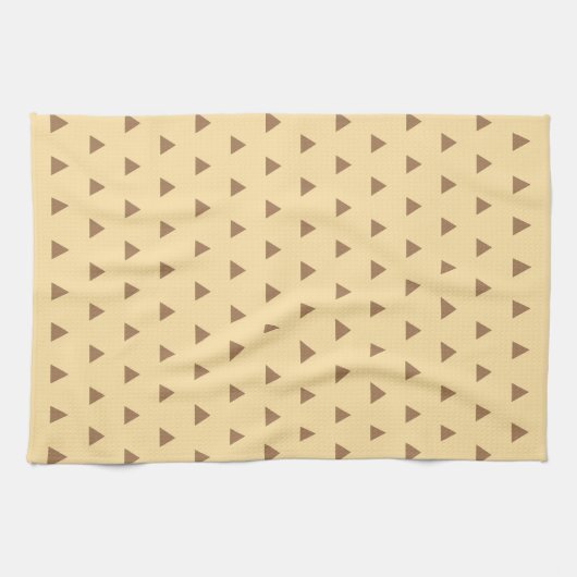 Einfaches Muster Braun Küchentuch (Horizontal)