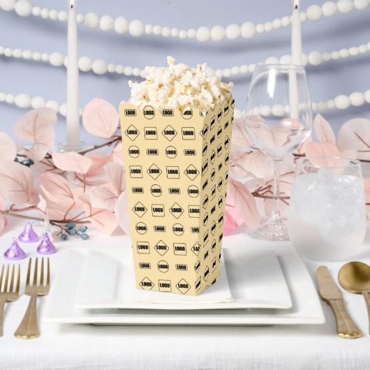 Einfaches Muster für braunes Schwarz-Wiederholungs Geschenkschachtel (Hochzeit)