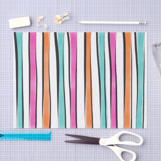 Einfaches Muster für Wasserfarben Seidenpapier (Handwerk)