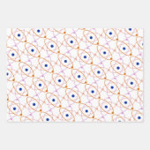 einfaches Muster für wissenschaftliche Moleküle Geschenkpapier Set (Vorderseite 2)