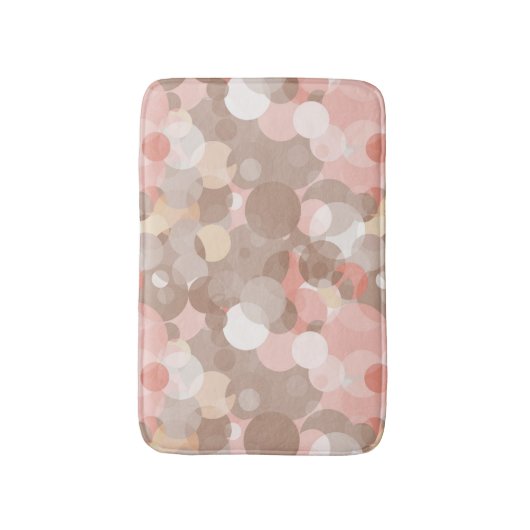 Einfaches Muster - Kreise Badematte (Vorderseite Vertikal)