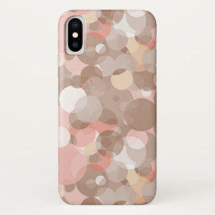 Einfaches Muster - Kreise iPhone X Hülle