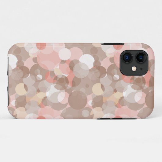 Einfaches Muster - Kreise Case-Mate iPhone Hülle (Rückseite (Horizontal))