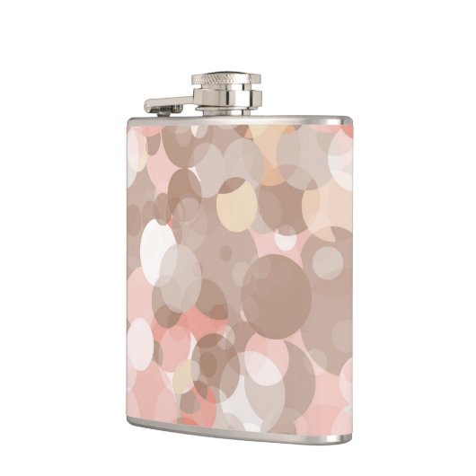 Einfaches Muster - Kreise Flachmann (Links)