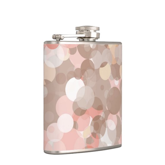 Einfaches Muster - Kreise Flachmann (Rechts)