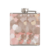 Einfaches Muster - Kreise Flachmann (Rückseite)