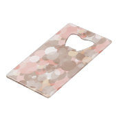 Einfaches Muster - Kreise Geldbeutel Flaschenöffner (Vorderseite Schrägansicht)