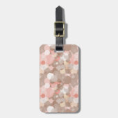 Einfaches Muster - Kreise Gepäckanhänger (Vorderseite vertikal)