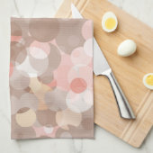 Einfaches Muster - Kreise Handtuch (Viertel Falte)