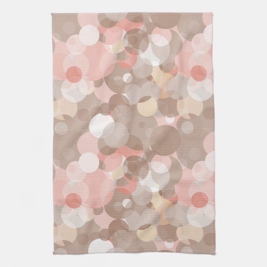 Einfaches Muster - Kreise Handtuch (Vertikal)