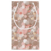 Einfaches Muster - Kreise Kleine Geschenktüte (Rückseite)