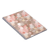 Einfaches Muster - Kreise Notizblock (Rechte Seite)