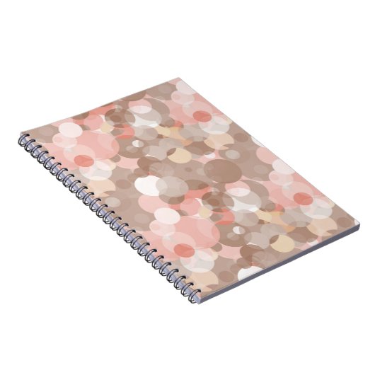 Einfaches Muster - Kreise Notizblock (Rechte Seite)