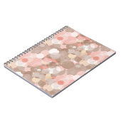 Einfaches Muster - Kreise Notizblock (Linke Seite)