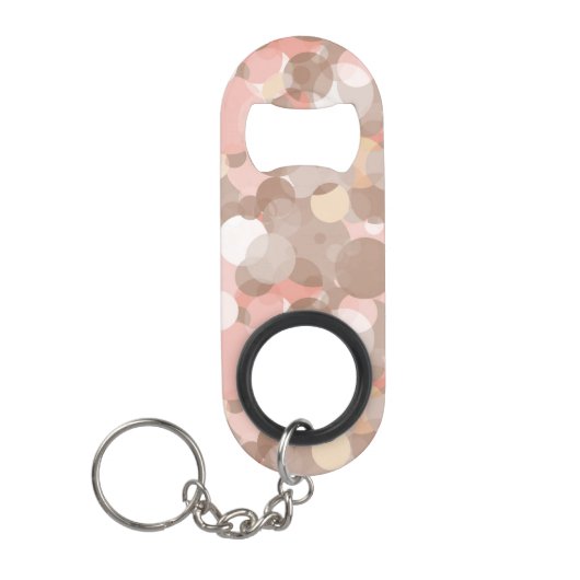 Einfaches Muster - Kreise Schlüsselanhänger Flaschenöffner (Vorderseite)