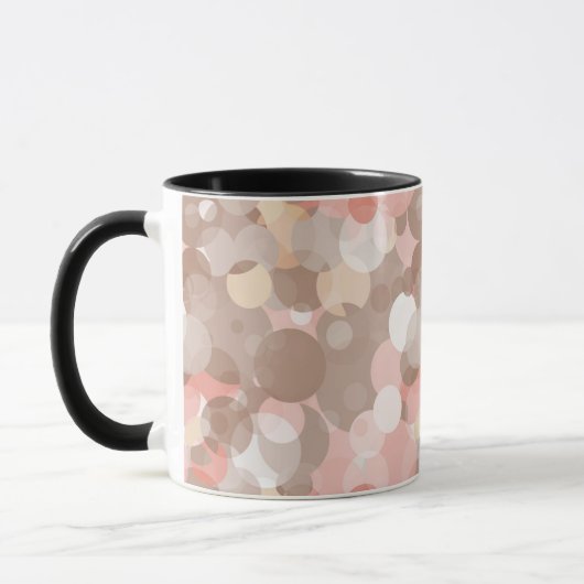 Einfaches Muster - Kreise Tasse (Links)