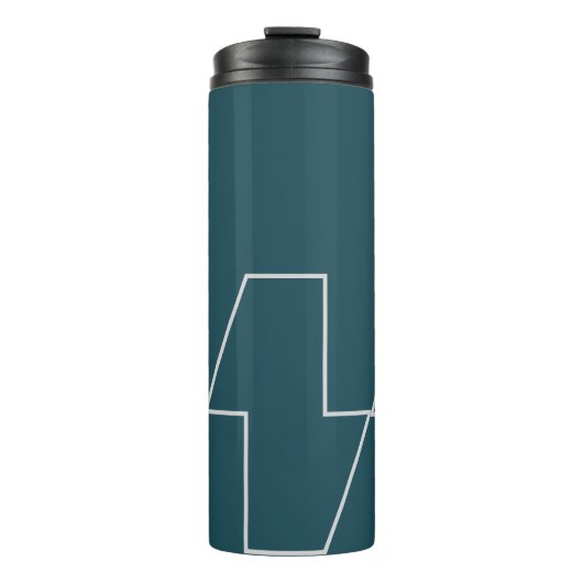 Einfaches Muster Thermosbecher (Vorderseite)