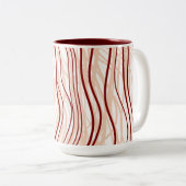 Einfaches Muster Zweifarbige Tasse (VorderseiteRechts)