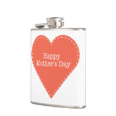 Einfaches Muttertagsherz Flachmann (Links)