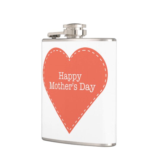 Einfaches Muttertagsherz Flachmann (Links)