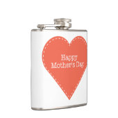 Einfaches Muttertagsherz Flachmann (Rechts)