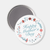 Einfaches Muttertagsmagnet Magnet (Vorderseite/Rückseite)
