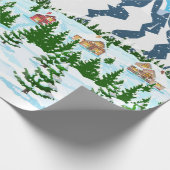 Einfaches, nahtloses Ambiente - handgezeichnet alt Geschenkpapier (Ecke)