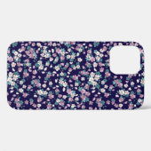 Einfaches, nahtloses Blumenmuster mit hellen Farbt Case-Mate iPhone Hülle (Rückseite (Horizontal))