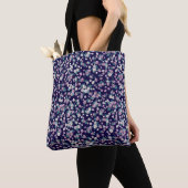 Einfaches, nahtloses Blumenmuster mit hellen Farbt Tasche (Von Nahem)