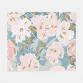 Einfaches nahtloses Muster des handgezogenen Gouac Fleecedecke (Vorderseite (Horizontal))