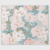 Einfaches nahtloses Muster des handgezogenen Gouac Geschenkpapier (Flach)