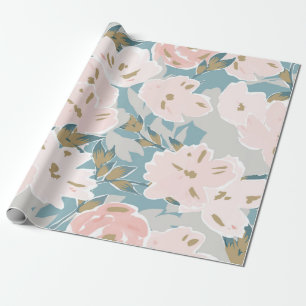 Einfaches nahtloses Muster des handgezogenen Gouac Geschenkpapier