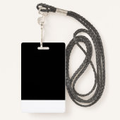 Einfaches Namensdatum VIP All Access Pass Konzert Ausweis (Rückseite mit Schlüsselband)