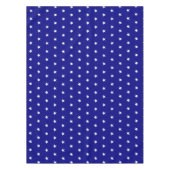 Einfaches Navy Blue und White Stars Muster Tischdecke (Vorderseite)