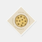 Einfaches Niedliches Dessert-Schokolade Chip Cooki Serviette (Ecke)