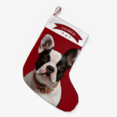 Einfaches Niedliches Foto Kleiner Weihnachtsstrumpf (Vorderansicht (hängend))