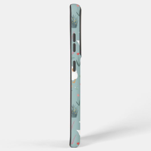 Einfaches Niedliches Gänsemuster Samsung Galaxy Hülle (Rechte Seite)