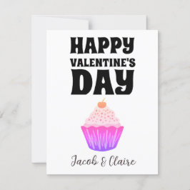 Einfaches Niedliches Herz Happy Valentines Day Cou