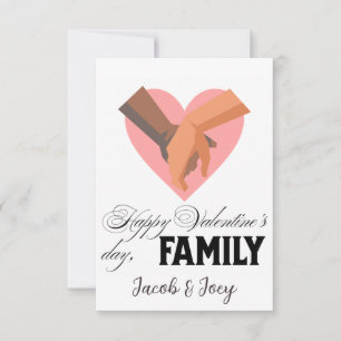 Einfaches Niedliches Herz Happy Valentines Day Cou