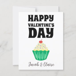 Einfaches Niedliches Herz Happy Valentines Day Cou