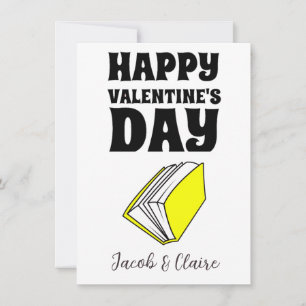 Einfaches Niedliches Herz Happy Valentines Day Cou