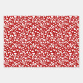 Einfaches Niedliches Retro Herz Art Muster Geschenkpapier Set (Vorderseite 3)