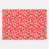 Einfaches Niedliches Retro Herz Art Muster Geschenkpapier Set (Vorderseite 3)