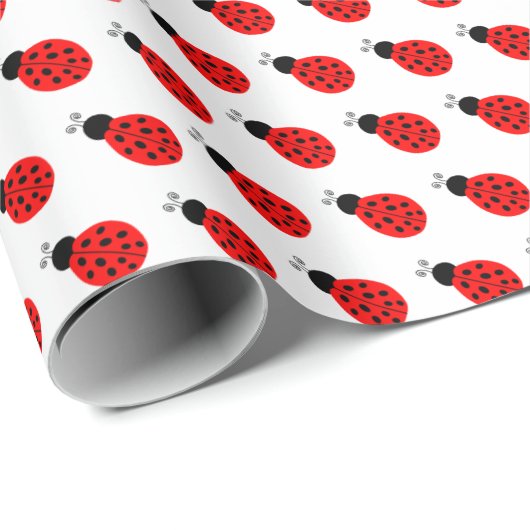 Einfaches Niedliches Schwarz Geschenkpapier (Rolleneckpunkt)