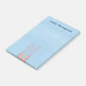 Einfaches Niedliches Sommerschwimmbad Post-it Klebezettel (angewinkelt)