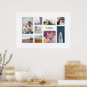 Einfaches Nine Foto Custom Art Print Geschenk Poster (Küche)