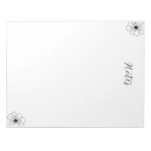 Einfaches Notepad Notizblock (Vorderseite)