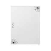 Einfaches Notepad Notizblock (Rotiert)