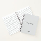 Einfaches Notizbuch (Innenseite)