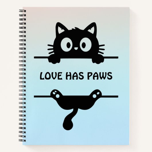Einfaches Notizbuch Journal | Katzenmutter | Katze (Vorderseite)